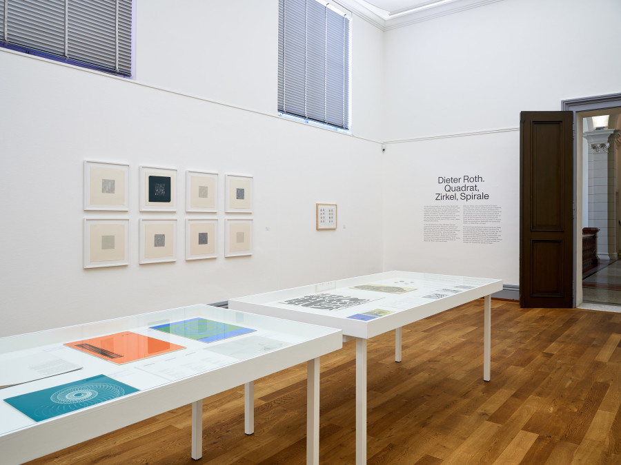 Dieter Roth. Quadrat, Zirkel, Spirale“, installation view Kunstmuseum Solothurn © Kunstmuseum Solothurn, photo: David Aebi