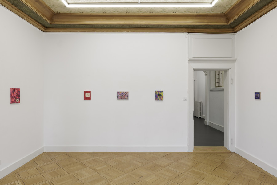 Exhibition view, Cosima zu Knyphausen, Homo Hobby, Galerie Oskar Weiss, Zürich, 2025. Photo credit: Gina Folly
