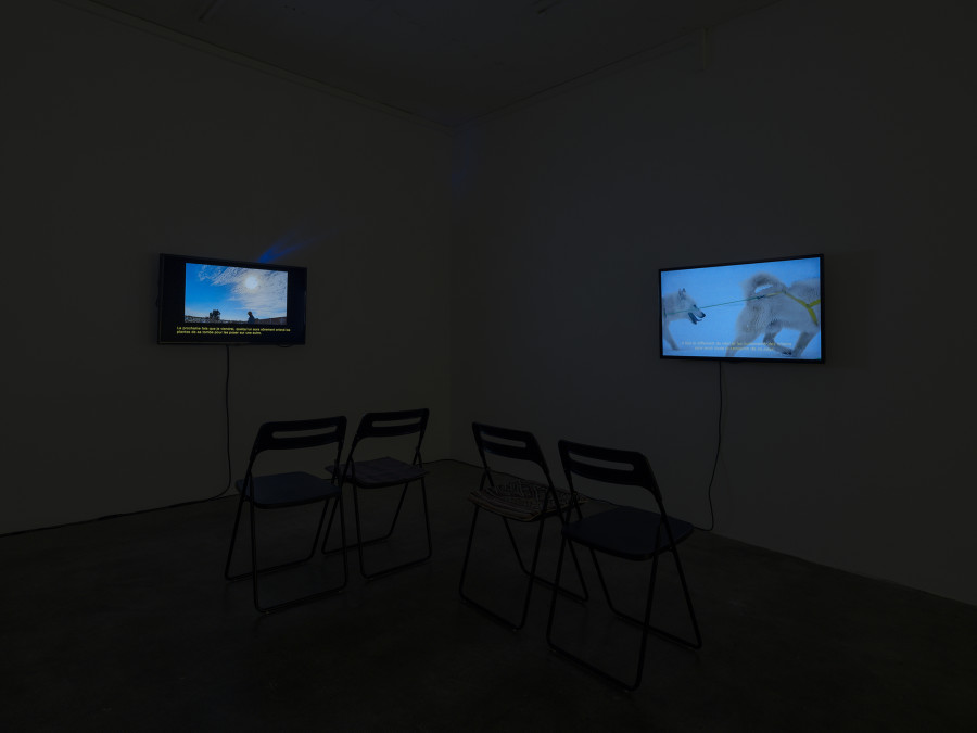 Installation view, Roman Selim Khereddine, Hard-Won Images 2, Tunnel Tunnel, 2022. Photo: Julien Gremaud