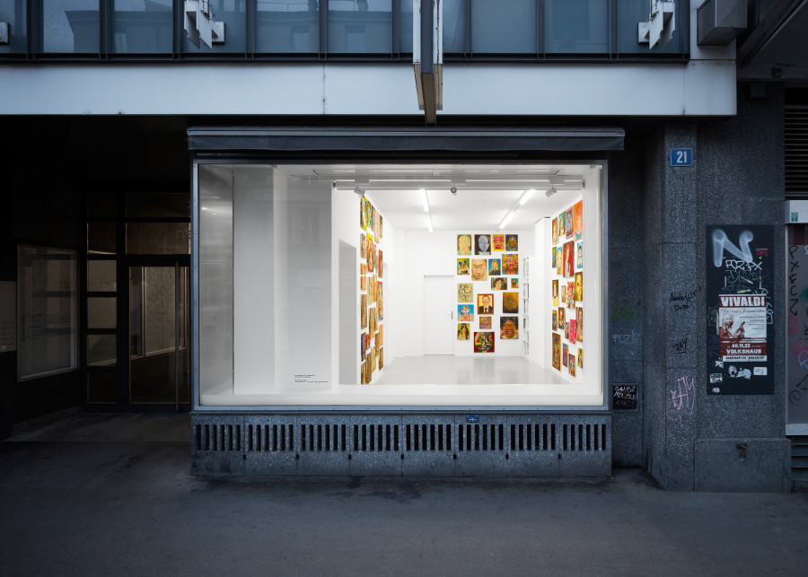 Installation view Orlando, solo show Klodin Erb at jevouspropose, Zurich, Switzerland, photo: Studio Seghrouchni