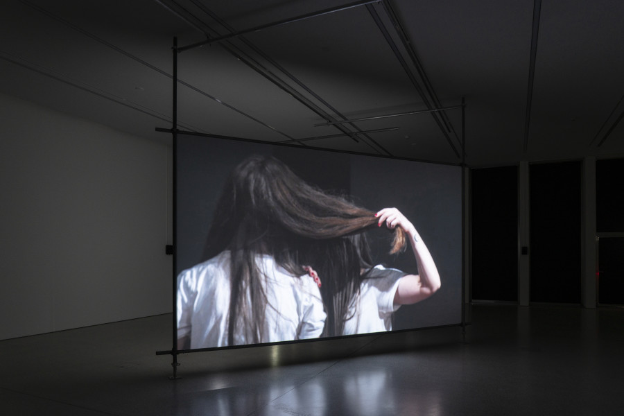 View of the exhibition Emily Jacir. We Ate the Wind at the Musée cantonal des Beaux-Arts de Lausanne, 2023 © Emily Jacir Photo : MCBA, Jonas Hänggi