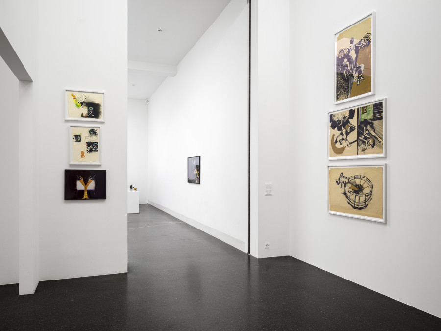 Ericka Beckman: Lucky Charm – Drawings and photographs from the 80’s until today, Exhibition view, 2023, Galerie Francesca Pia, Photo: Cedric Mussano.