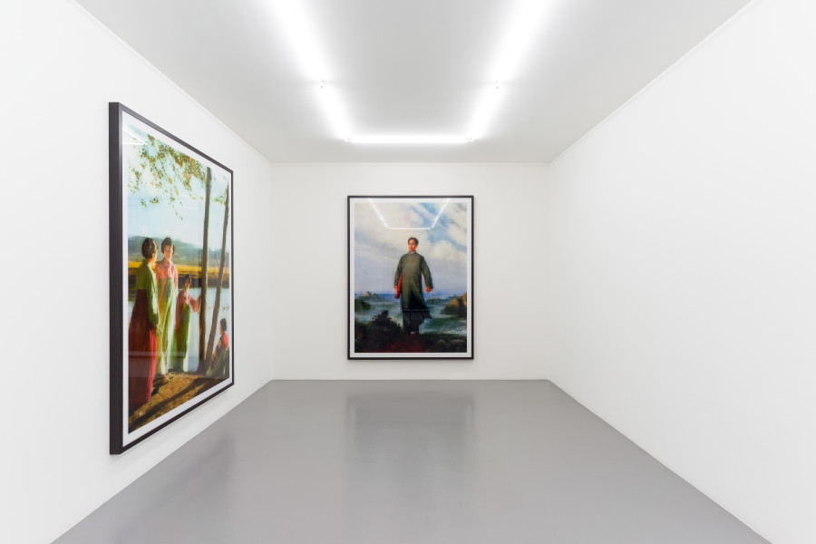 Exhibition views Thomas Ruff – Tableaux chinois, photo credit: Max Ehrengruber