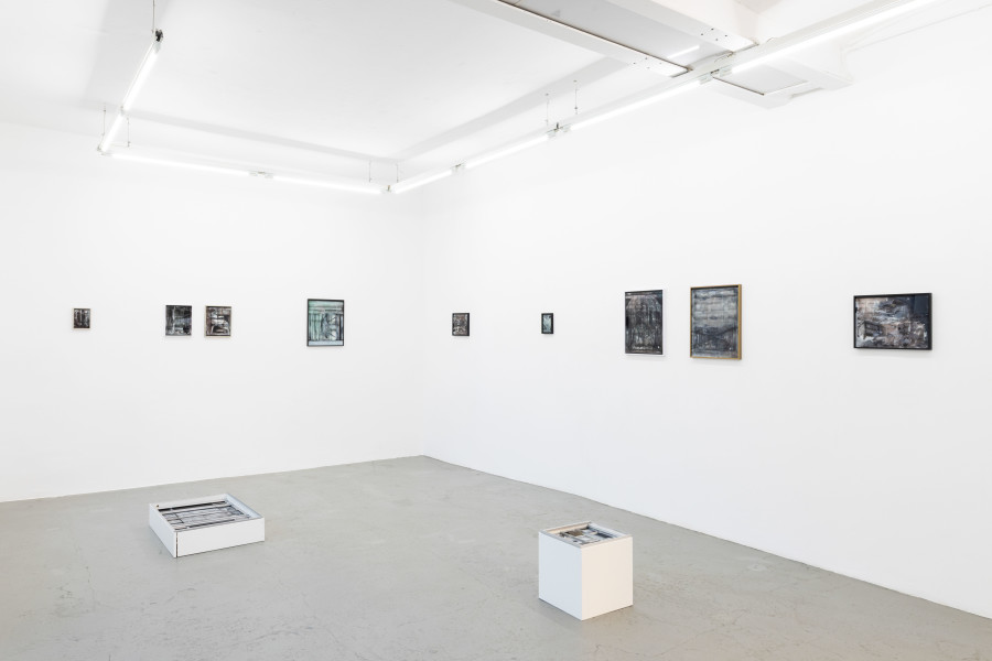 Sebastian Haas, Installation view from the Solo Show “Reminisce-Supports” at KALI Gallery, Lucerne, CH; 2025-2026. Courtesy of the Artist and KALI Gallery. Photo by Kim da Motta