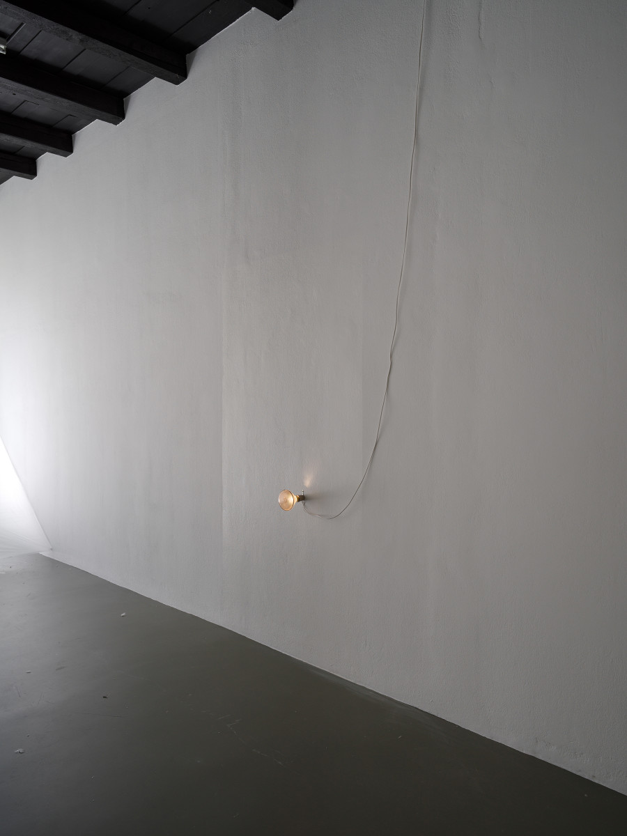 Jason Dodge, installation view, Kunsthalle Friart Fribourg, 2026. Photo: Cedric Mussano