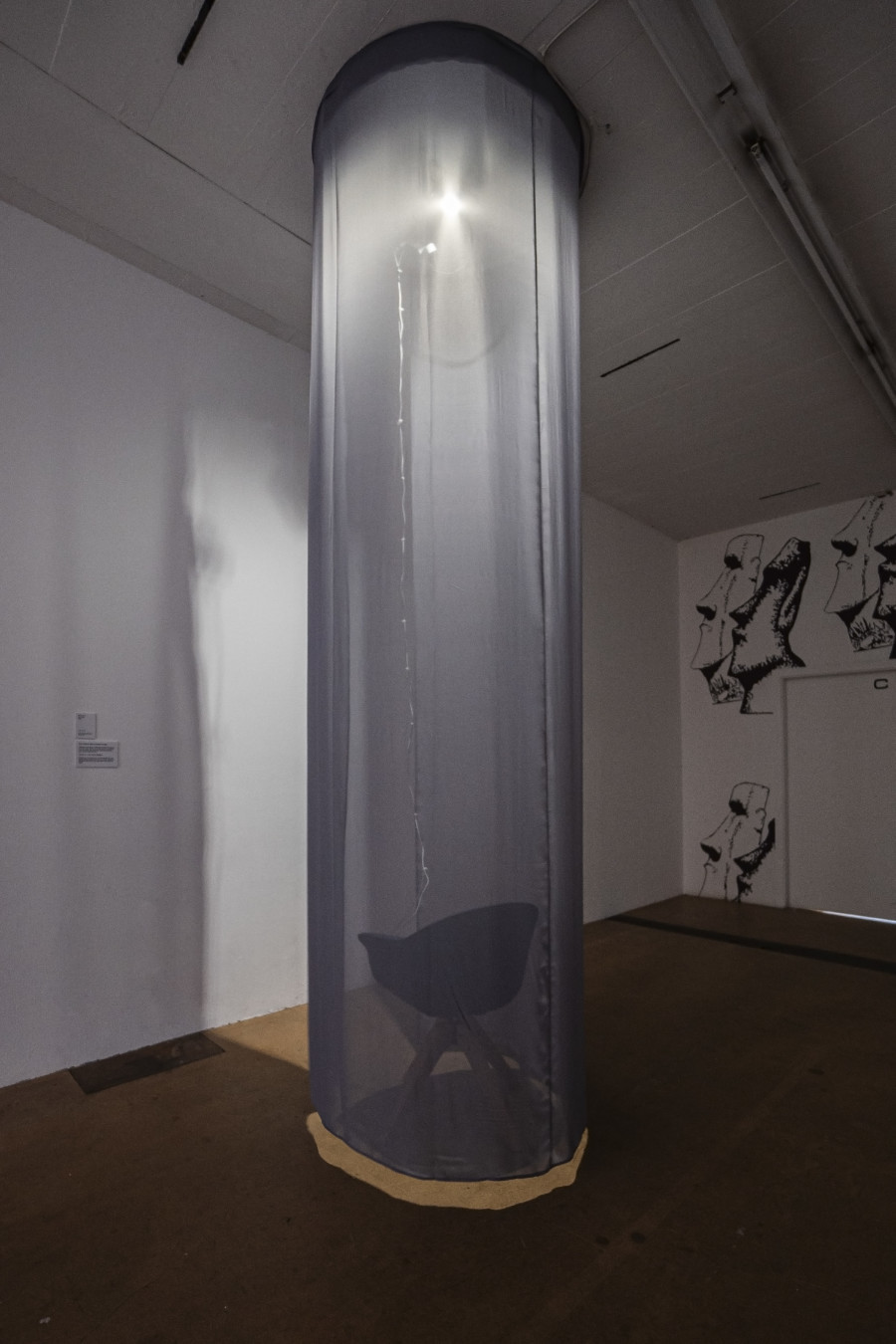 Exhibition view, Hsu Che-Yu, Two Episodes of Mourning Exercises, Centre d’Art Contemporain Genève, 2023. Photo: Julien Girard