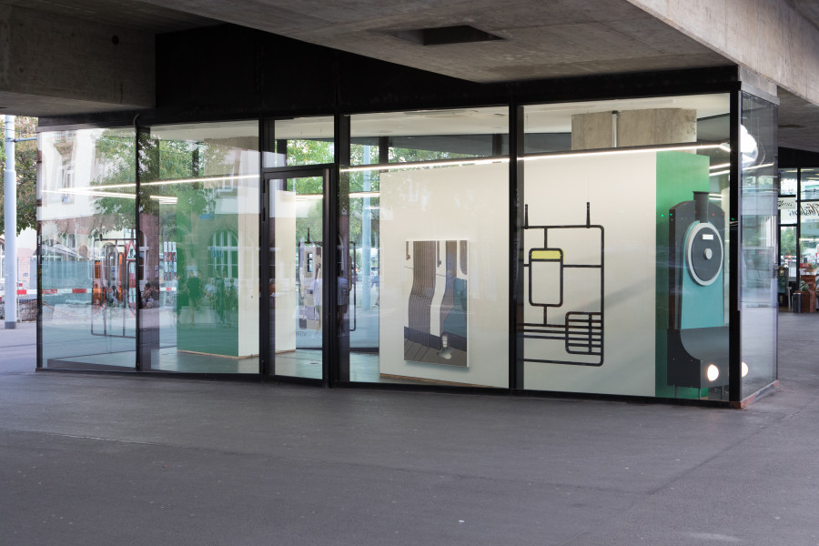 Milly Peck, A Matter of Routine, 2020. Installation view. VITRINE, Basel. Photographer: Nicole Bachmann.