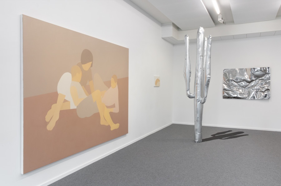 Stefan Knauf, Manuel Stehli, nachts wach, installation view, Livie Gallery, photos: Esther Mathis