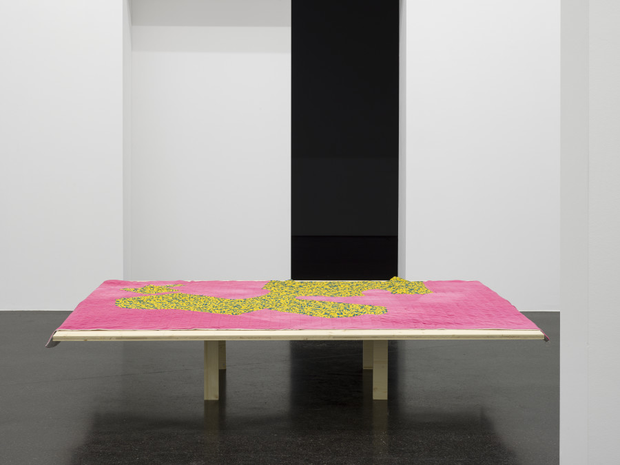 Arrange Whatever Pieces Come Your Way, Quilt 39, Cotton, silk, 2022. Photo: Cedric Mussano