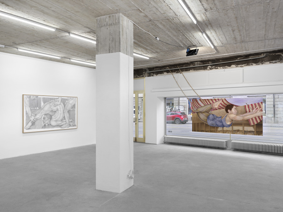 Leyla Faye, Trema, Installation view, Karma International, Zurich, 2024. Courtesy of the artist and Karma International, Zurich. Photo: Annik Wetter