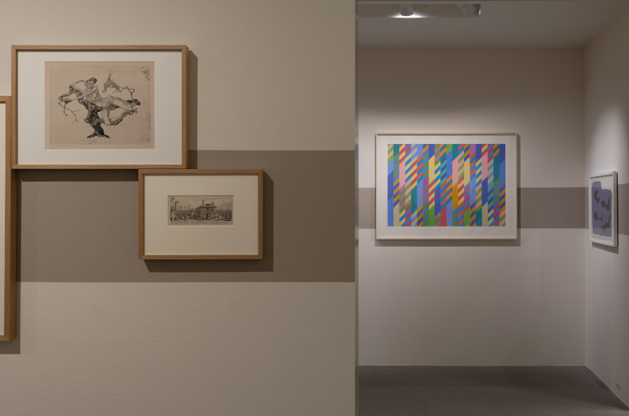 Exhibition view, Making an Impression!, Masterpieces on paper from Albrecht Dürer to Dieter Roth, Kunsthaus Zürich, 2025-2026. Foto © Franca Candrian, Kunsthaus Zürich