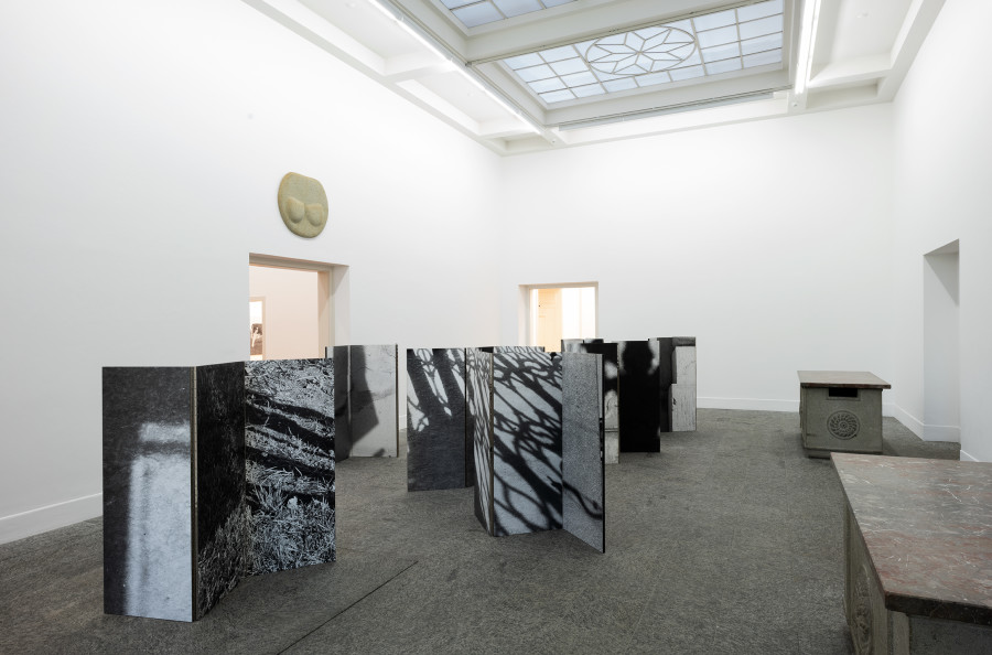 Exhibition view, Jef Geys, Kunsthalle Bern, 2021. Photo: Stefan Burger