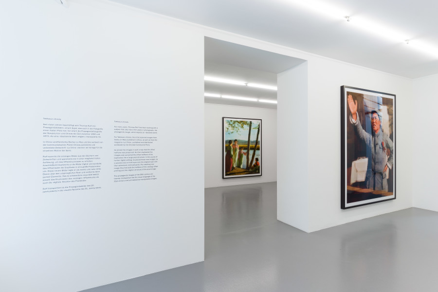 Exhibition views Thomas Ruff – Tableaux chinois, photo credit: Max Ehrengruber