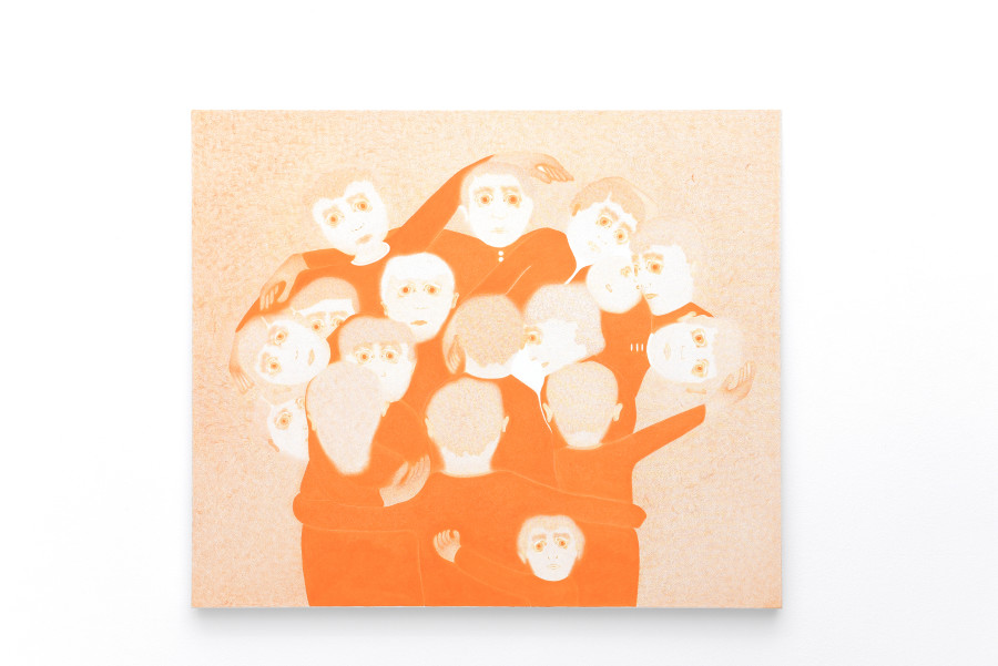 Exhibition view, Finding Words, Fighting Words, Anjesa Dellova, Fabienne Levy, Lausanne, 2025. Photo credit: Tristan Savoy