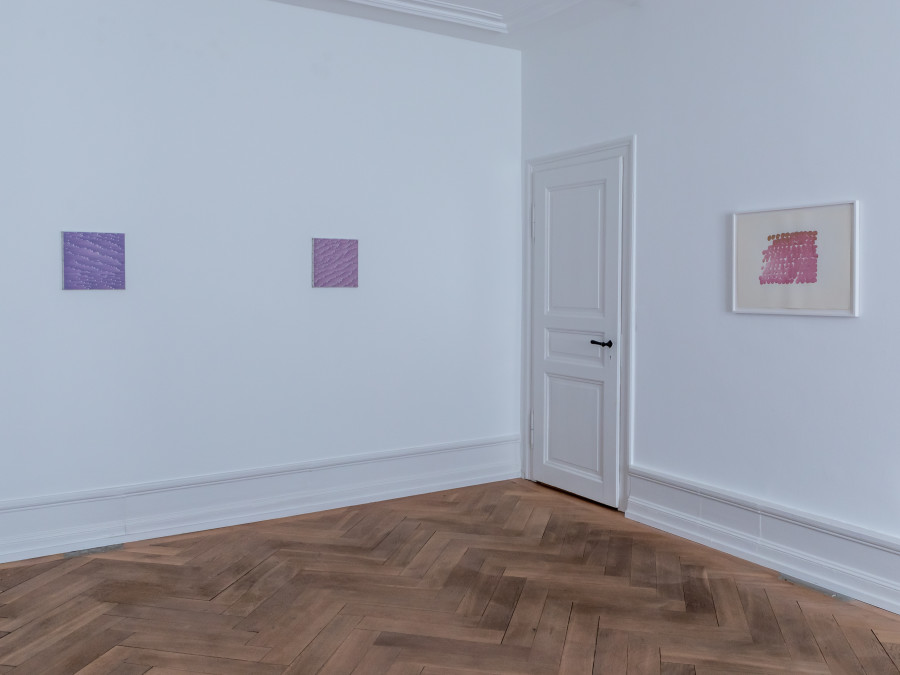 Irma Blank: Works 1970 - 2018, Mai 36 Galerie, Installation view, 2022, Photo credits: Céline Hess