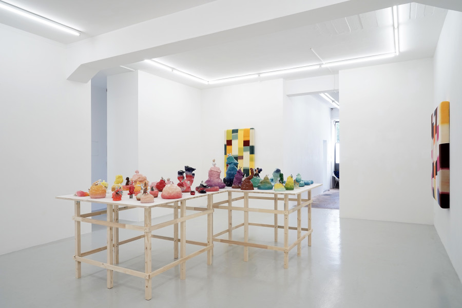 wiedemann/mettler: LOVERS MIX, Installation view, 2022, Lullin + Ferrari.