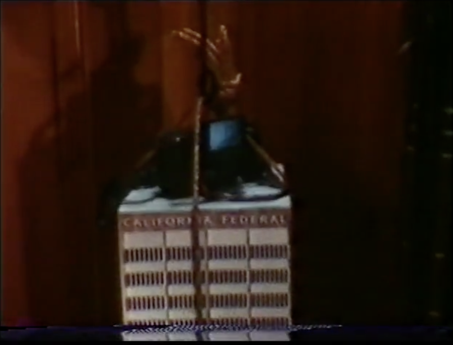 Julie Becker, Federal State Building with Music (Filmstill), 2002.