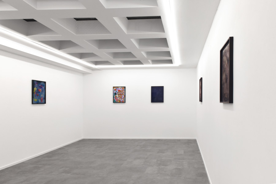 Exhibition view, Metaphors for Gravity, Vanessa Safavi, Fabienne Levy, Zürich, 2025. Photo credit: Tristan Savoy