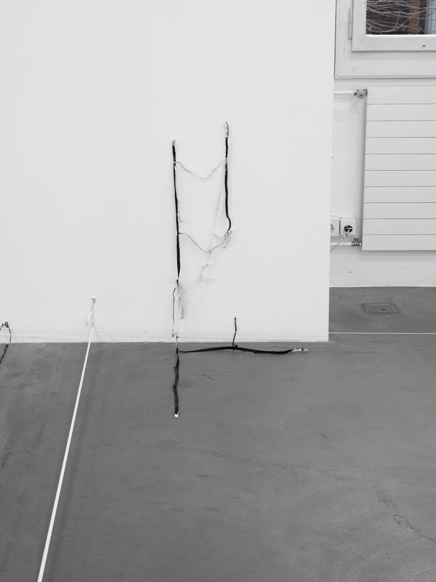 Olga Balema, The bizarre space of complex numbers, installation view, Kunsthalle Friart Fribourg, 2025. Photo: Cedric Mussano