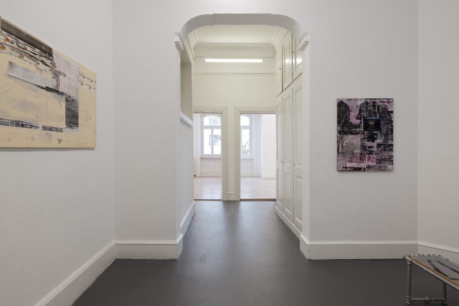 Installation view, Rafal Skoczek, Driftworks, Galerie Oskar Weiss, Zürich, 2025. Photo credit: Gina Folly