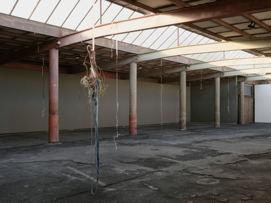 Eric Hattan – Weisse Spinnen, Installation view, 2023, Kunsthalle Arbon, Photo: Ladina Bischof