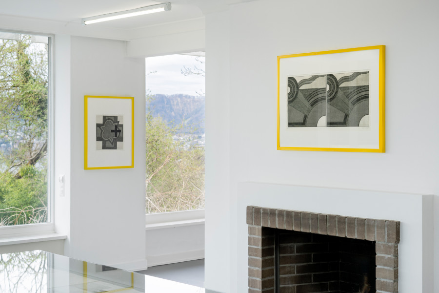 Exhibition view, Johannes Gachnang, New Historical Architectures, suns.works, 2024. ©2024 suns.works and the artists. Photography: Claude Barrault