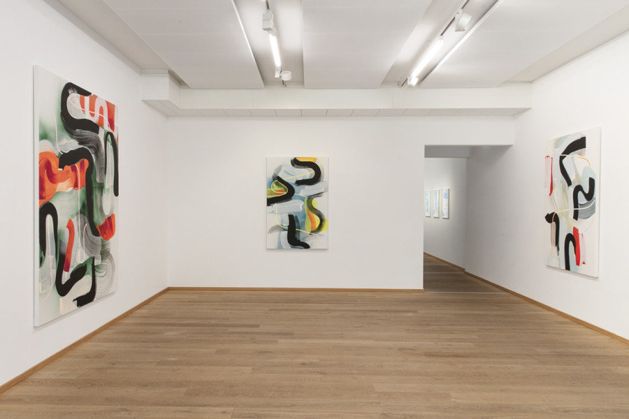 Marius Lüscher, New Shapes, Installation view, Livie Gallery, photos by Esther Mathis