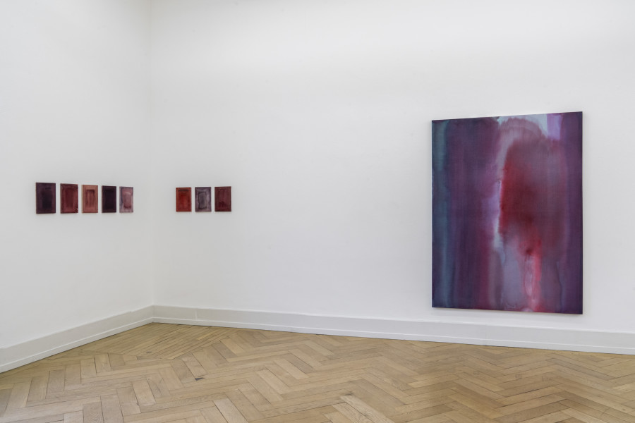 Regionale 24, installation view, room 4, Bettina Winter, Haus I-VIII, 2022-23 and kissing, 2023, Photo: Nina Rieben.