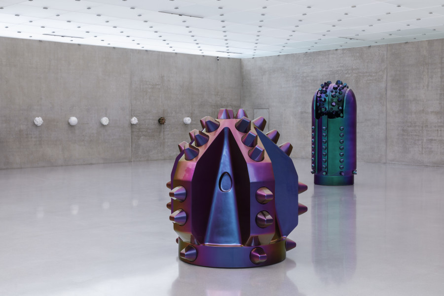 Monira Al Qadiri, Choreography of Alien Technology, Installation view first floor Kunsthaus Bregenz, 2023. Photo: Markus Tretter. Courtesy of the artist and König Galerie © Monira Al Qadiri, Kunsthaus Bregenz