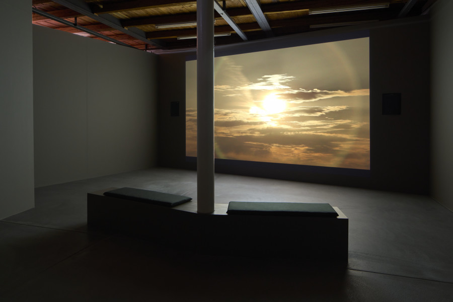 Exhibition view, Sky Hopinka, Our Ailing Senses, Kunsthalle Friart Fribourg, 2024. Photo: Guillaume Python. Courtesy Kunsthalle Friart Fribourg