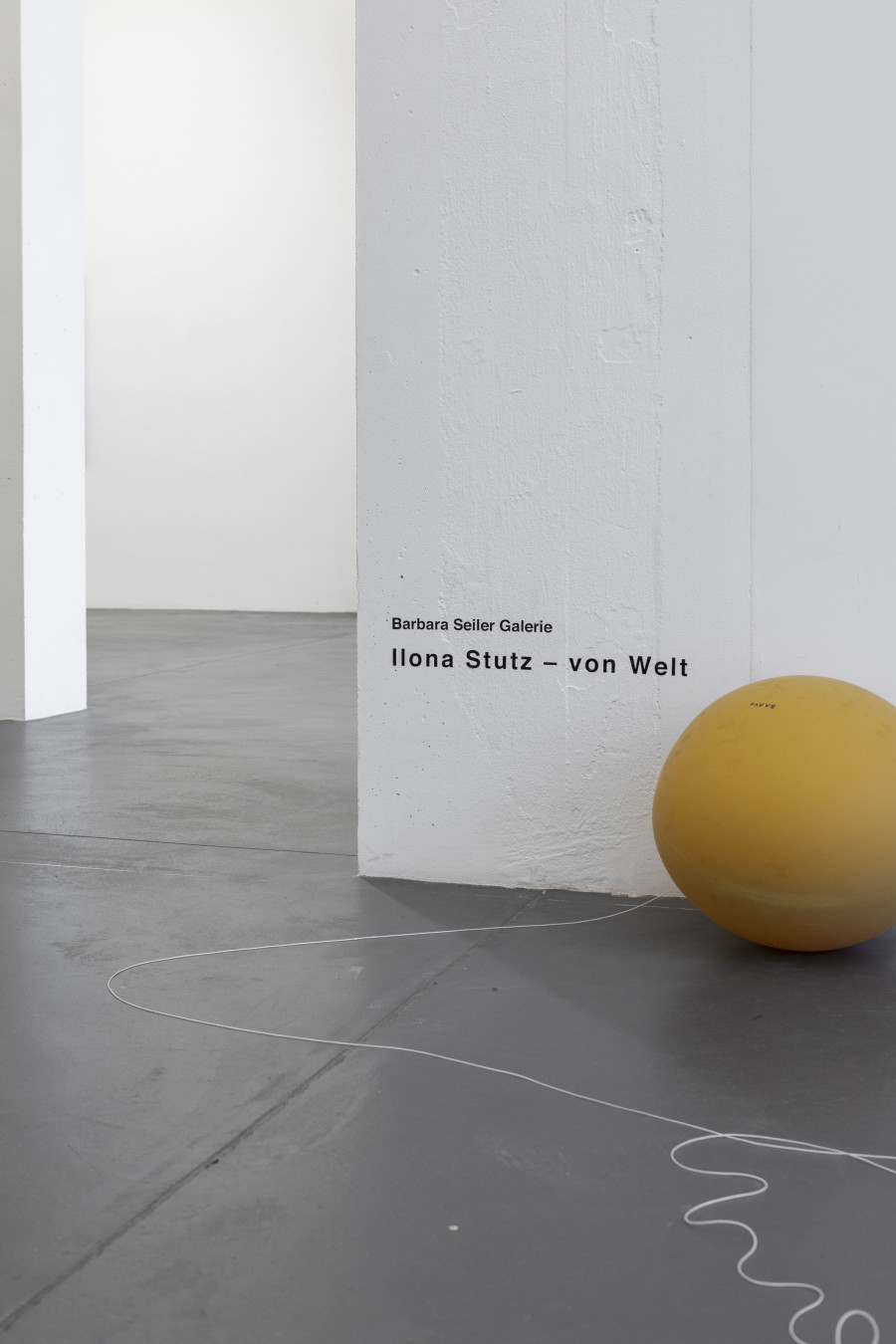 Exhibition view, Ilona Stutz, von Welt, Barbara Seiler, 2023. Photo credit: Michal Florence Schorro