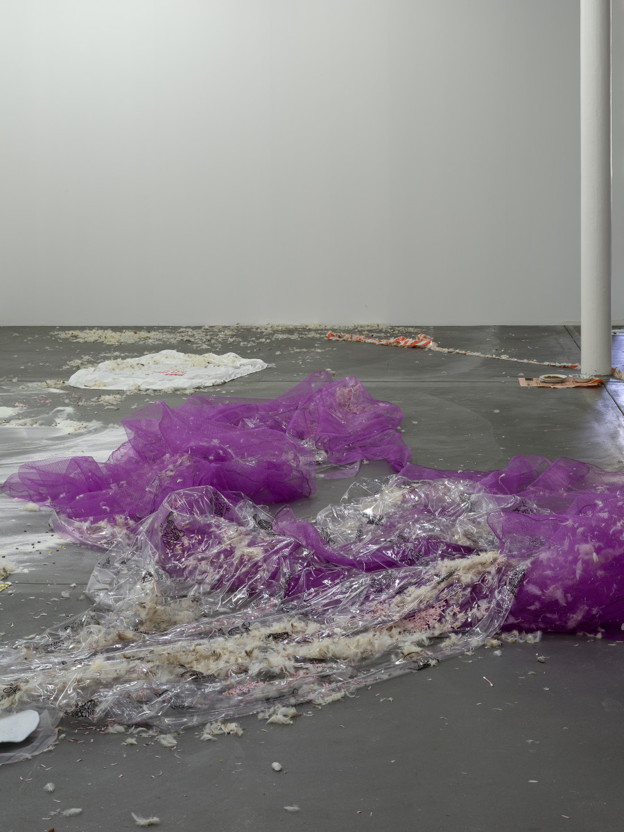 Jason Dodge, installation view, Kunsthalle Friart Fribourg, 2026. Photo: Cedric Mussano