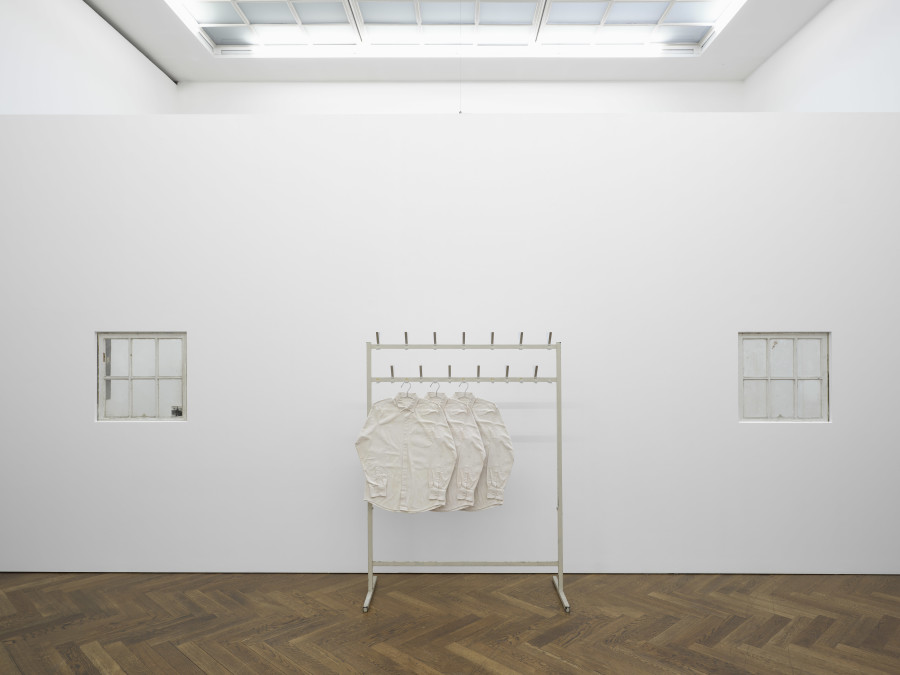 Troy Montes Michie, Twilight Aristocracy, 2025, installation view, in: Troy Montes Michie, The Jawbone Sings Blue, Kunsthalle Basel, 2025, photo: Philipp Hänger / Kunsthalle Basel
