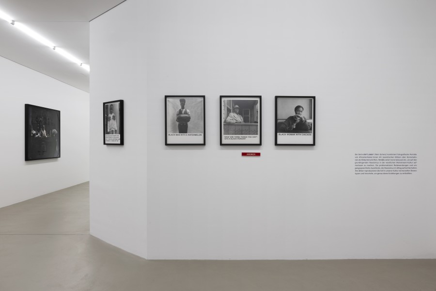 Exhibition view, Carrie Mae Weems, The Evidence of Things Not Seen, Kunstmuseum Basel, 2023-2024. © bei der Künstlerin / the artist. © Carrie Mae Weems. Courtesy of the artist, Jack Shainman Gallery, New York and Galerie Barbara Thumm, Berlin. Photo Credit: Gina Folly