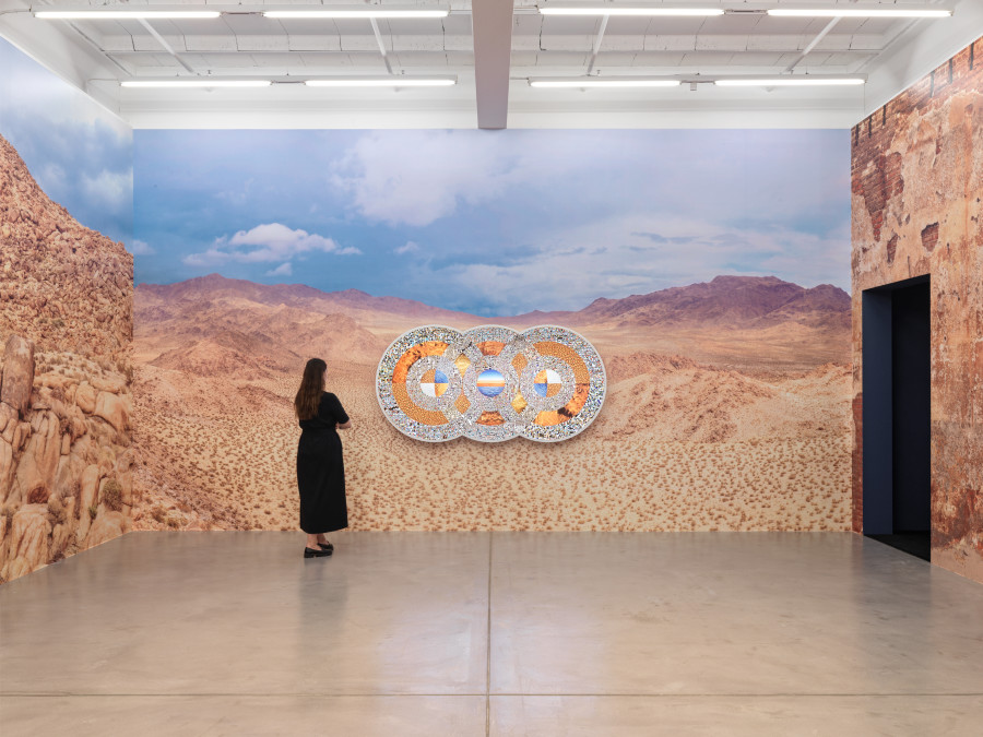 Installation view, Doug Aitken, HOWL, Galerie Eva Presenhuber, Zurich, Maag Areal, 2023. Courtesy the artist and Galerie Eva Presenhuber, Zurich / Vienna Photo: Stefan Altenburger Photography, Zürich