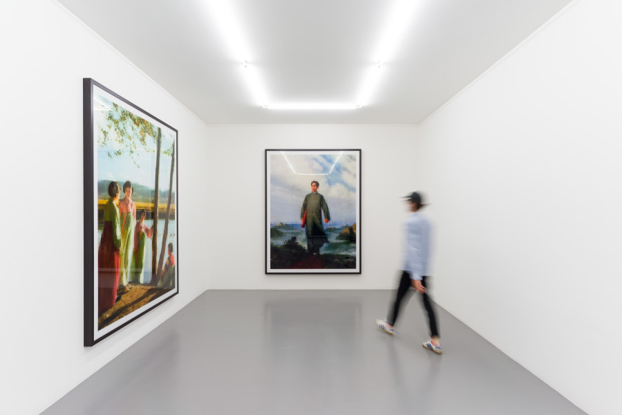 Exhibition views Thomas Ruff – Tableaux chinois, photo credit: Max Ehrengruber