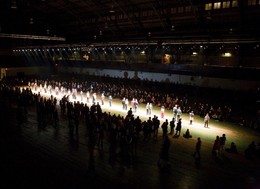 Marina Rosenfeld, Teenage Lontano, performance view, Whitney Biennial, 2008