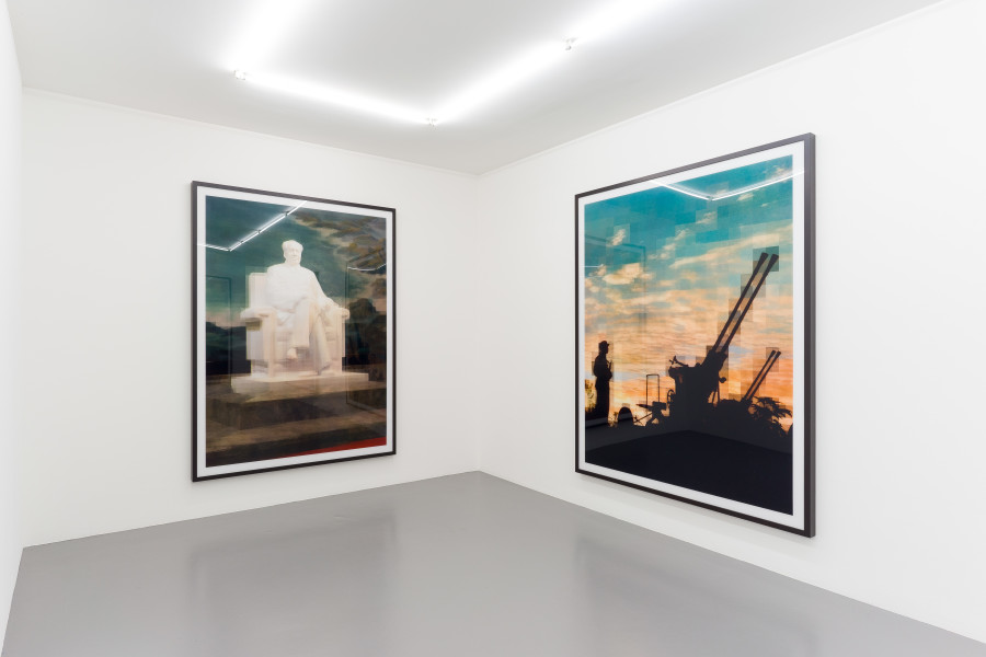 Exhibition views Thomas Ruff – Tableaux chinois, photo credit: Max Ehrengruber