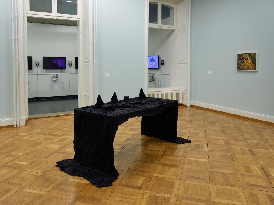 Exhibition view, Aeschlimann Corti-Scholarship 2023, Kunstmuseum Thun, 2023. Photo credit: David Aebi