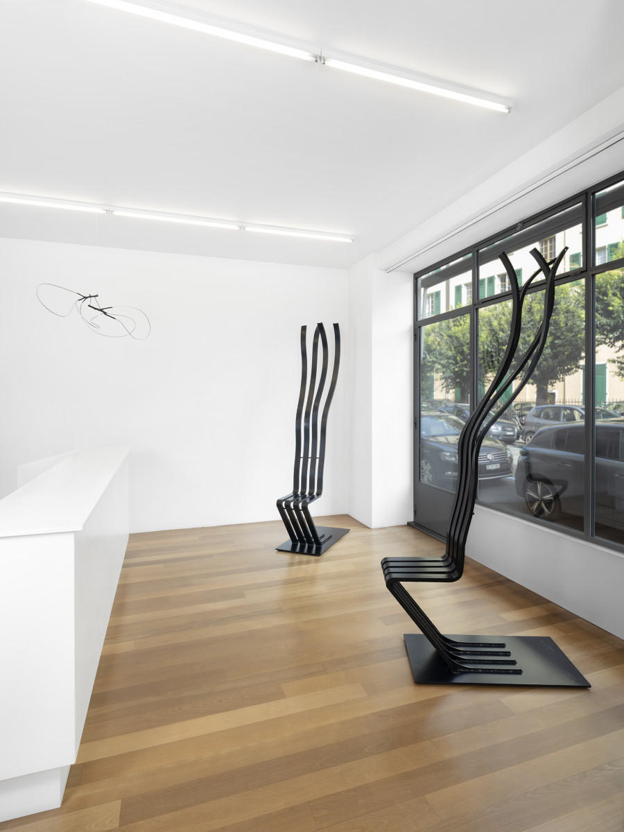 Exhibition view, Pablo Reinoso, xippas, Geneva, 2025. Photo credit: Julien Gremaud. Courtesy Xippas