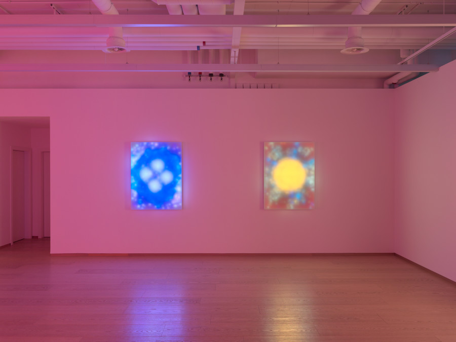 Installation View, Leo Villareal: Nebulae, Jan 24 – Mar 18, 2023, Pace Gallery, Geneva © Leo Villareal, Geneva, 2022, Photo: Annik Wetter, courtesy Pace Gallery