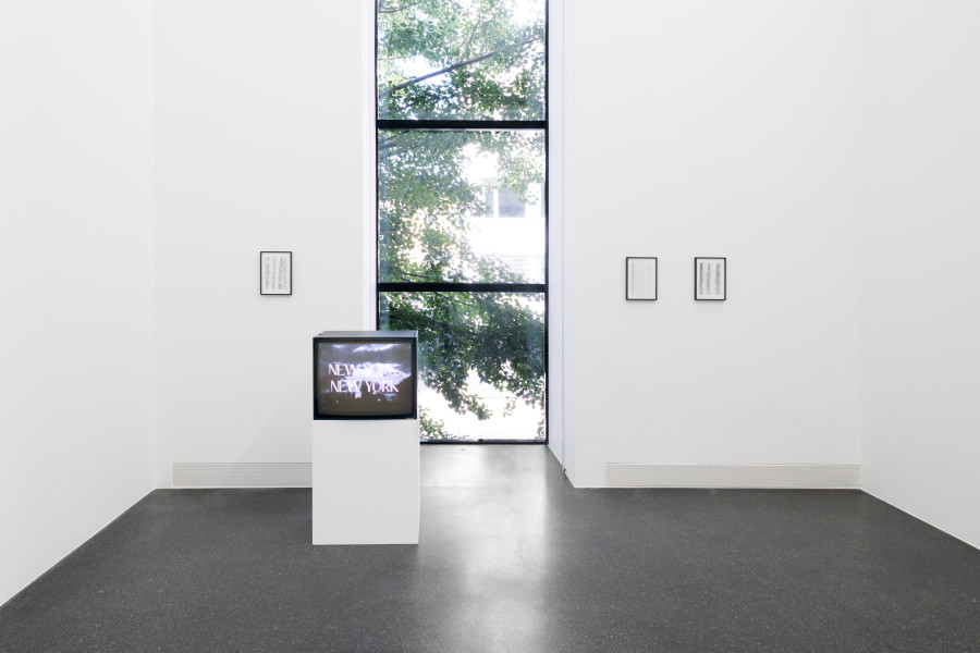 Installation view, This city Is, Galerie Francesca Pia, Zurich, 2021. Photo: Flavio Karrer