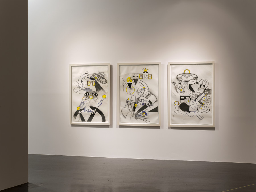 Ericka Beckman: Lucky Charm – Drawings and photographs from the 80’s until today, Exhibition view, 2023, Galerie Francesca Pia, Photo: Cedric Mussano.