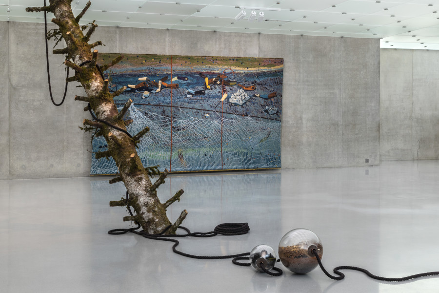 Otobong Nkanga, Unearthed – Twilight, 2021 Installation view second floor Kunsthaus Bregenz, 2021. Photo: Markus Tretter. Courtesy of the artist © Otobong Nkanga, Kunsthaus Bregenz