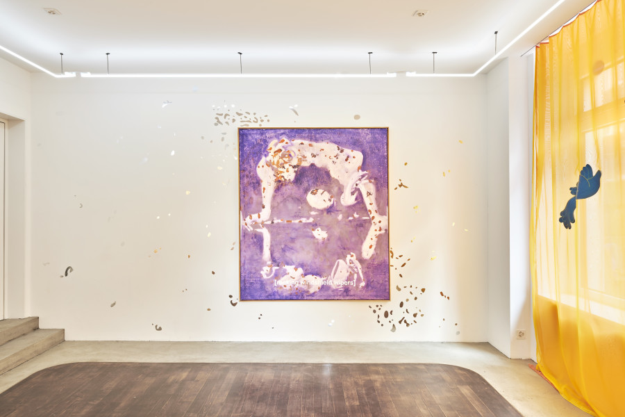 Installation view, Bread of Angels, Karen Pisoni & Aramis Navarro, Kulturfolger, 2024. Photo credit: Anna Maysuk