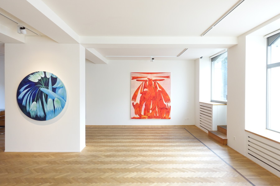 Installation shots of "Our Humans" with works by Tahnee Lonsdale, exhibited at Galerie Fabian Lang, Zurich, (10.11.2022-29.01.2023). Credit: Courtesy of the artist and Galerie Fabian Lang. Copyright: © Fabian Lang