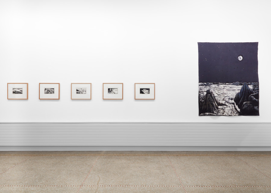 Exhibition view, Temps de Mars, Musée des beaux-arts de La Chaux-de-Fonds, 2024. Photo credit: Gaspard Gigon