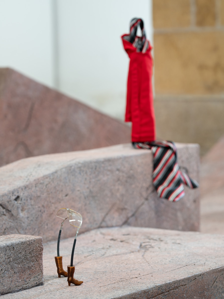 Exhibition view, Accoutrements, Rasmus Myrup, Centre d'Art Contemporain Yverdon-les-Bains (CACY), 2025-2026. Photo credit: Anne-Laure Lechat