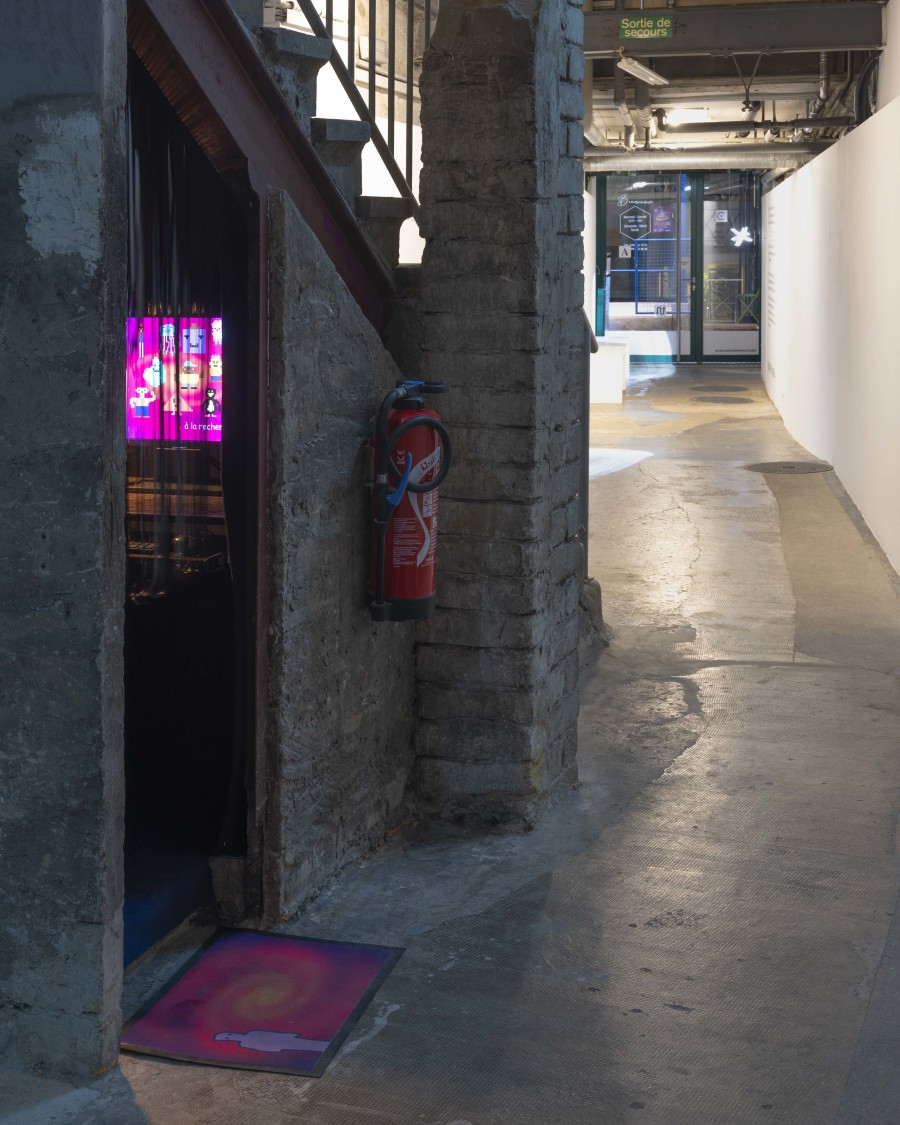 Colin Raynal, À la recherche du centre, 2025, exhibition view, CAN Centre d’art Neuchâtel. Photo: S. Verdon