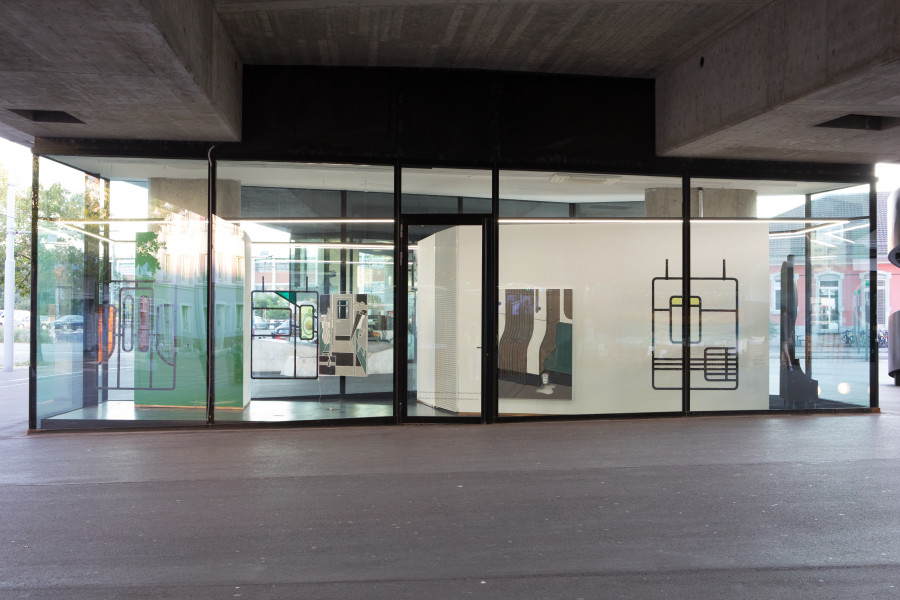 Milly Peck, A Matter of Routine, 2020. Installation view. VITRINE, Basel. Photographer: Nicole Bachmann.